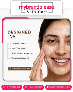 Custom Deep Cleansing Hidratante Radiance D-Tan Face Body Scrub Etiqueta privada OEM ODM Fabricante Cuidado DE LA PIEL Exportador Toda la piel - Product Image 5