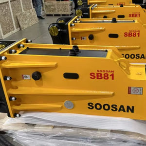 Para SOOSAN SB81 martillo hidráulico 18-26 toneladas mejor calidad precio de fábrica nueva condición para características de minería de construcción - Product Image 1