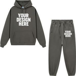 Conjunto de dos piezas para entrenamiento deportivo al aire libre, unisex, transpirable, de gimnasio, para correr, sudaderas con capucha del fabricante - Product Image 4