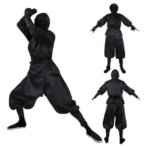 Ropa Deportiva Informal para Interiores y Exteriores, 100% Algodón, Logotipo Personalizable, Unisex, Conjuntos de Uniformes de Artes Marciales Ninja de 2 Piezas - Product Image 1