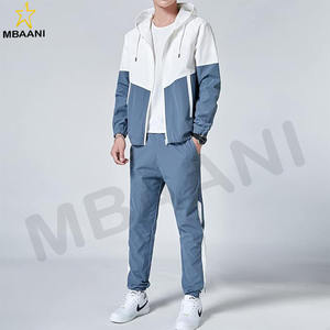 Ensemble de survêtement rétro pour homme, veste de survêtement, pantalon de survêtement, athlétique, hip-hop, coupe-vent, survêtement - Product Image 2