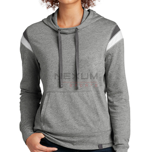 Sudadera con capucha elegante de manga larga para mujer, cuello con capucha, nueva ropa de calle, jersey liso de Color sólido para invierno, servicio OEM disponible - Product Image 1