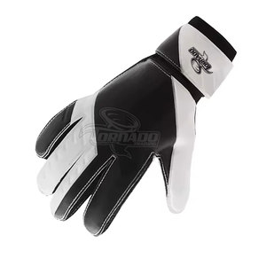 Gants de gardien de but respirants et imperméables à doigts entiers avec fermeture auto-agrippante en cuir, unisexes, prix abordable - Product Image 4