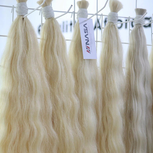 100% Cheveux Humains En Vrac Blonde Couleur Expédition Rapide Naturel Droit Double Dessiné Extensions de Cheveux par les Fournisseurs Vietnamiens - Product Image 1