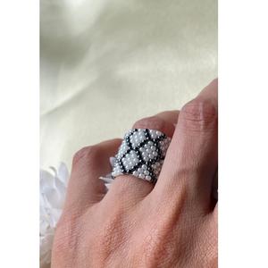 High Quality Handmade Beaded <b>Finger</b> <b>Rings</b> Customizable for Fashion Brands for Womens Available for Bulk Quantity - Product Image 3