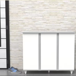 ตู้รองเท้า MDF สไตล์นอร์ดิกสำหรับห้องโถงทางเข้าบ้านเฟอร์นิเจอร์ห้องนั่งเล่น - Product Image 1