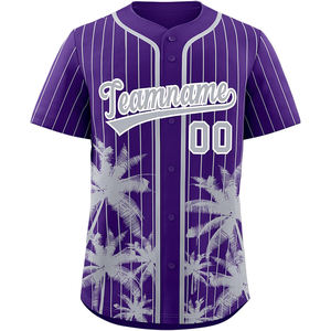 Maillot de baseball personnalisé bouton complet Softball uniforme sublimé matériel sergé nom numéro équipe broderie point USA Design - Product Image 6