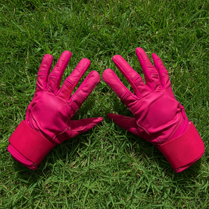 ถุงมือตีเบสบอลแบบอัมบิเด็กซ์แบบสั่งทำพิเศษ หนังพรีเมียม ข้อมือยาว ทนทาน ระบายอากาศได้ดี สีชมพู สำหรับการแข่งขันและการฝึกซ้อม - Product Image 2