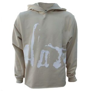 Personalizado Hombres Raw Hem Cut Edge Sudadera con capucha Relax Fit Pullover Impresión Sudaderas Unisex Sin cuerda Casual Sudaderas con capucha para los hombres - Product Image 1