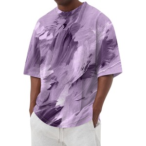 Chemises de rue à épaules tombantes en coton imprimé dégradé de 280 grammes pour hommes pakistanais - Product Image 4