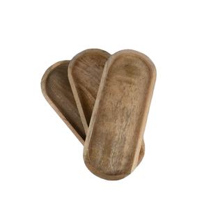 <b>Wooden</b> Serving Dish For Hotel and Restaurant Customize Shape Decorative Dish Latest Best Selling Acacia Wood <b>Tray</b> - Product Image 1