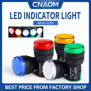 Chỉ số ánh sáng DC 6V/12V/24v36v/48V không thấm nước chỉ số ánh sáng 22mm tín hiệu ánh sáng thí điểm Đèn Led sạc chỉ số - Product Image 2