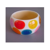 Bracelet en résine fait main pour femme, coloré, mignon, bijou fantaisie, taille et couleur personnalisables, cadeau