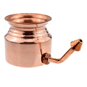 La mejor calidad hecha a mano cobre Neti Pot Yoga 400ml punta de la nariz suave y grande suministros para el cuidado de la salud con opciones personalizables - Product Image 1