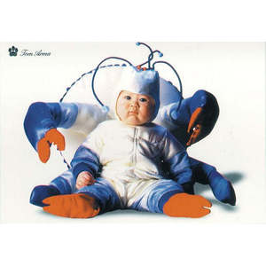Conjunto de Disfraz de Cangrejo para Bebé Tom Arma, Ropa Inspirada en Postales - Product Image 1