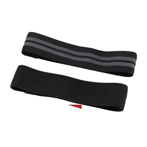 Bandes de résistance personnalisées pour l'entraînement physique, bandes de résistance extensibles pour cercle de hanche, accessoires de gymnastique, bande de résistance pour fessier et hanche - Product Image 6