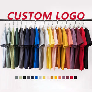 Usine directe Logo personnalisé poids lourd t-shirts t-shirt 100% coton hommes t-shirt 250GSM épais coton surdimensionné blanc t-shirts - Product Image 4