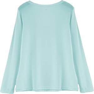 Quality Plus Size Women's Scoop Neck Sleepwear Long Sleeves Pajama Set - Product Image 6