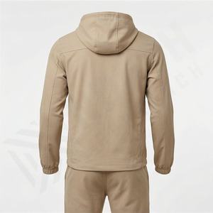 ชุดวอร์มไนลอนผู้ชายแบบมีฮู้ด  สามารถปรับแต่งสีได้ น้ำหนักเบา เหมาะสำหรับวิ่ง ราคาสมเหตุสมผล รับผลิตแบบ OEM สำหรับนักกีฬา - Product Image 2