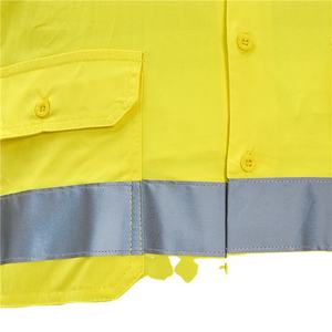 เสื้อเซฟตี้สำหรับผู้ชายเสื้อนิรภัยระบายอากาศได้ดีปรับแต่งได้เต็มรูปแบบดีไซน์ใหม่ล่าสุด - Product Image 5