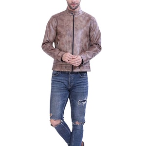 High Quality Men's <b>Jacket</b> High Street Style Leather <b>Jacket</b> Fashionable Stand <b>Collar</b> Direct Online Wholesale Rate at Nurak 2025 - Product Image 5