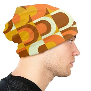 Bonnet tricoté de style européen camouflage couleur bloc pour automne hiver bonnet Hip Hop chaud et polyvalent mode de rue pour la plage - Product Image 5