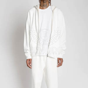 Haute Qualité Personnalisé Full Face Zipper Hoodies Dernière Conception 2025 Full Face Zipper Hoodies Avec Custom Made Logo Design - Product Image 1