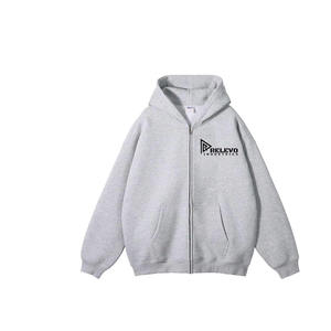 Sudadera con Capucha y Cremallera Estilo Urbano para Hombre, Mezcla de Algodón/Poliéster, Felpa, Personalizable, Fabricante Directo de Pakistán, Último Diseño - Product Image 3