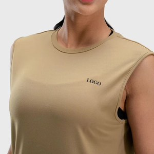 เสื้อกล้ามใส่เล่นยิมของผู้หญิงเสื้อเปล่าเสื้อกล้ามใส่ออกกำลังกายใส่สบาย2025โลโก้ได้ตามต้องการ - Product Image 2