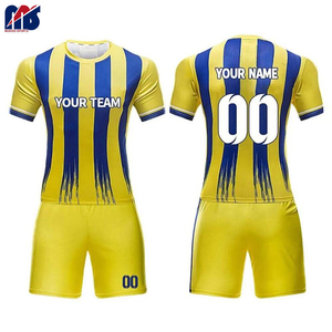 ชุดเสื้อฟุตบอลสำหรับผู้ใหญ่ชุดฟุตบอลแบบกำหนดเองกางเกงขาสั้นเสื้อครึ่งแขน - Product Image 2