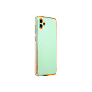 Funda Protectora de Silicona JoieCreatif Verde Claro para Samsung Galaxy A04, con Diseño de Corteza de Árbol - Product Image 1
