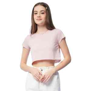 Camisetas Cortas de Verano para Mujer, Elegantes, Transpirables, de Algodón, Diseño Moderno, para Chicas - Product Image 1