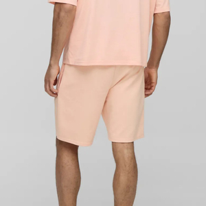 250ผ้าฟลีซ100% สำหรับผู้ชายกางเกงขาสั้นผ้าคอตตอนฟลีซ GSM เนื้อนุ่มเบาระบายอากาศสวมใส่สบายกางเกงขาสั้นความยาวสั้นกลางแจ้งสำหรับผู้ชาย - Product Image 5