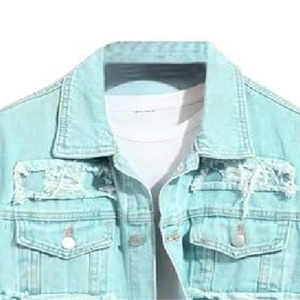 2025 vente en gros hommes hiver Denim veste coupe-vent épais polaire chaud hommes mode décontracté col de fourrure veste Style de détresse - Product Image 3