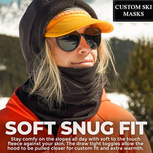 Masque de cagoule léger personnalisable coupe-vent pour les adultes Sports Cyclisme Ski Pêche Service OEM/ODM - Product Image 4