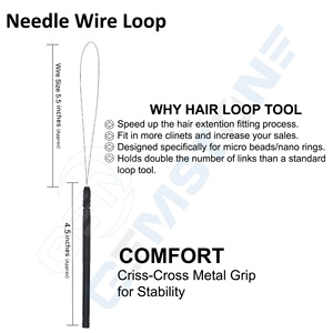 Kit Profesional de Alicates de Acero Inoxidable para Extensiones de Cabello con Micro Anillas, Herramienta de Crochet para Remover y Colocar Extensiones de Cabello, Tamaño Personalizado - Product Image 3