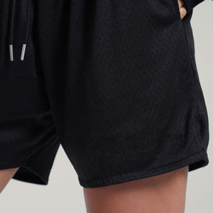 Pantalones cortos deportivos de poliéster 100% para hombre, pantalones cortos deportivos de malla para correr con nombre personalizado y logotipo para baloncesto, Fitness, correr - Product Image 2