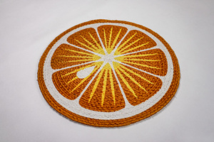 Mantel Individual redondo de algodón de yute Natural moderno impreso, respetuoso con el medio ambiente, estilo sostenible para el hogar, mesas de comedor, alfombrillas decorativas - Product Image 2