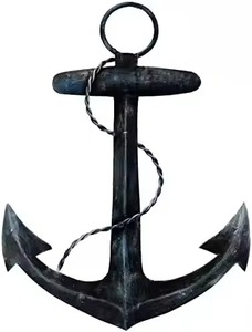 Sculpture d'ancre en laiton écologique HMA Handicrafts, art déco, accessoire nautique pour la maison, artisanat en métal fait à la main pour les mariages, les anniversaires - Product Image 6