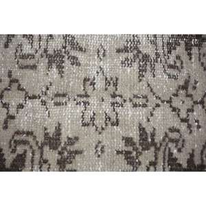 Alfombra Turca Grande de 5.3x9.4 pies, Alfombra Vintage, Alfombra con Diseño de Plantas y Árboles Grises - Product Image 5