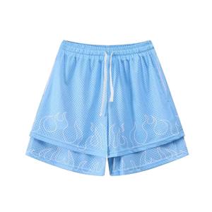 2024 OEM nuevo diseño verano sublimación bolsillo pantalones cortos de malla para hombres pantalones cortos de malla personalizados fabricante pantalones cortos de malla para hombres - Product Image 3