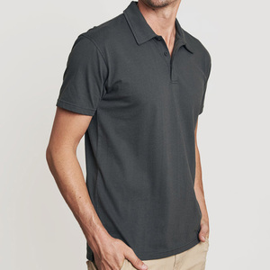 Camisetas Polo de golf de gimnasio activo de entrenamiento liso personalizadas de algodón suave de alta calidad para hombres 2025 - Product Image 2