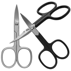 ANAAIF Ciseaux de mise en forme des cils et des sourcils à manche en céramique de couleur personnalisée Outils de beauté sûrs pour manucure de marque privée - Product Image 4