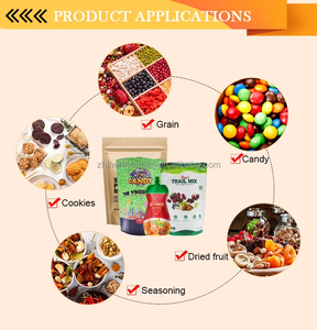 Sacs en plastique à fond plat de 250g (12oz) avec logo personnalisé, pour café, thé, épicerie, aliments, cadeaux, avec valve et fermeture éclair – Vente en gros - Product Image 5