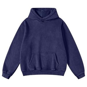 เสื้อมีฮู้ดแบบสวมหัวโอเวอร์ไซซ์สำหรับผู้หญิงมีกระเป๋าจิงโจ้มีฮู้ดผ้าฝ้าย100% ออกแบบได้ตามต้องการงานปัก3D - Product Image 4