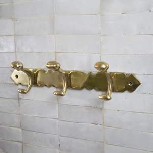 Ganchos de Pared de Latón con Acabado Antiguo - Diseño Clásico Ecológico y Duradero para Colgar Ropa, Mejora la Estética Interior - Product Image 5