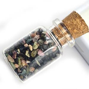 Pierre précieuse brute naturelle multi-tourmaline pour la fabrication et la découpe de bijoux, certifiée IGI, tailles variées - Product Image 3