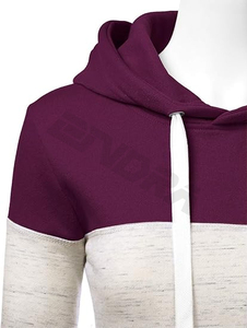 Sudadera con capucha para hombre y mujer, de algodón grueso, estilo francés, holgada, con hombros caídos, cómoda, suave, informal y a la moda. - Product Image 4