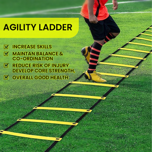 Kit de Entrenamiento de Agilidad y Velocidad Ajustable Stag Iconic, de PVC, para Fútbol y Cricket, Ejercicio para Niños, Juegos y Actividades Deportivas - Product Image 3