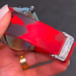 Montre en acier inoxydable de qualité supérieure avec diamants de qualité supérieure pour hommes - Product Image 6